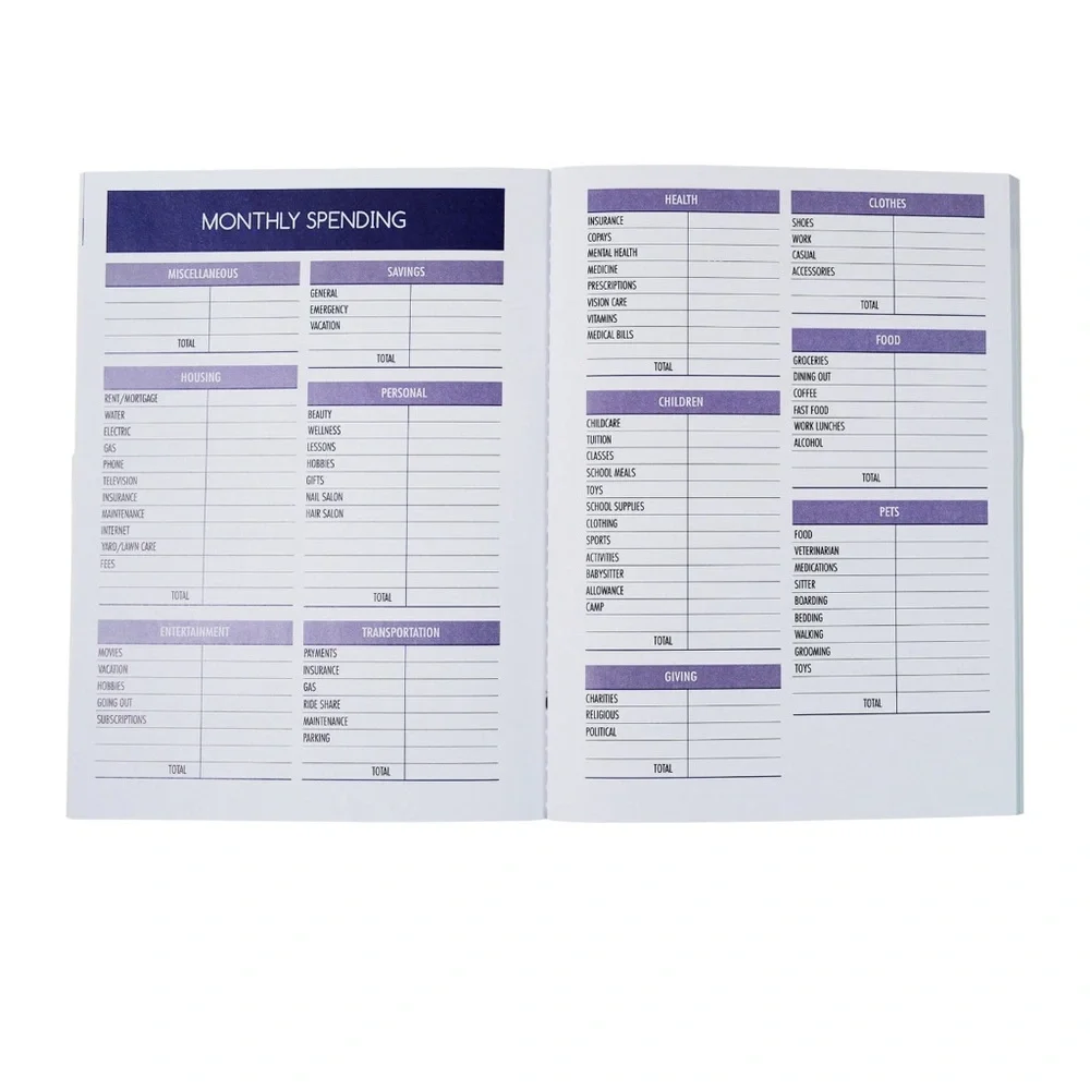 Pen+Gear Piggy Bank Debt Tracker Budget Planner NWT